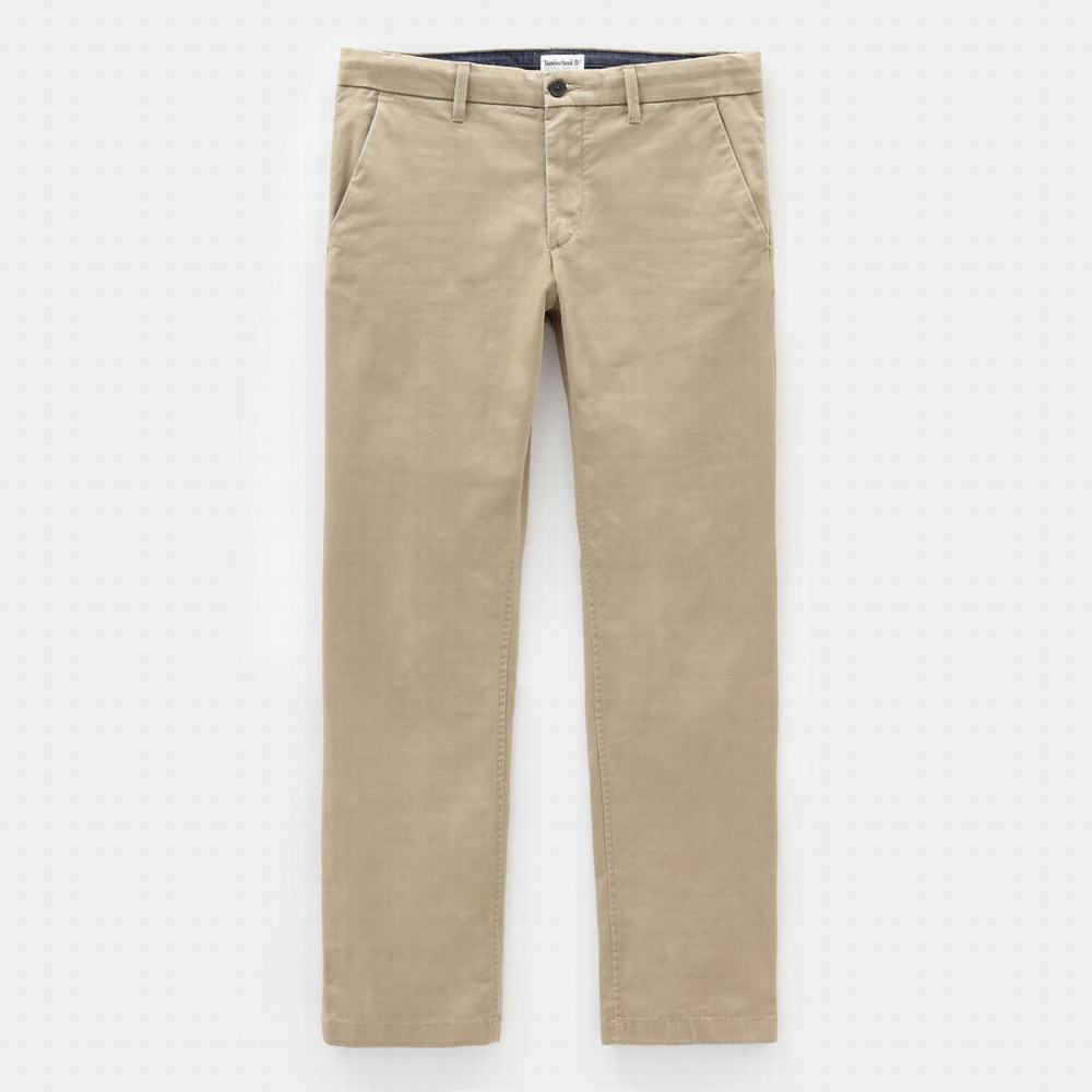 Pánské Kalhoty Timberland Sargent Lake Slim-Fit Chinos Hnědožlutý | TI40379-458