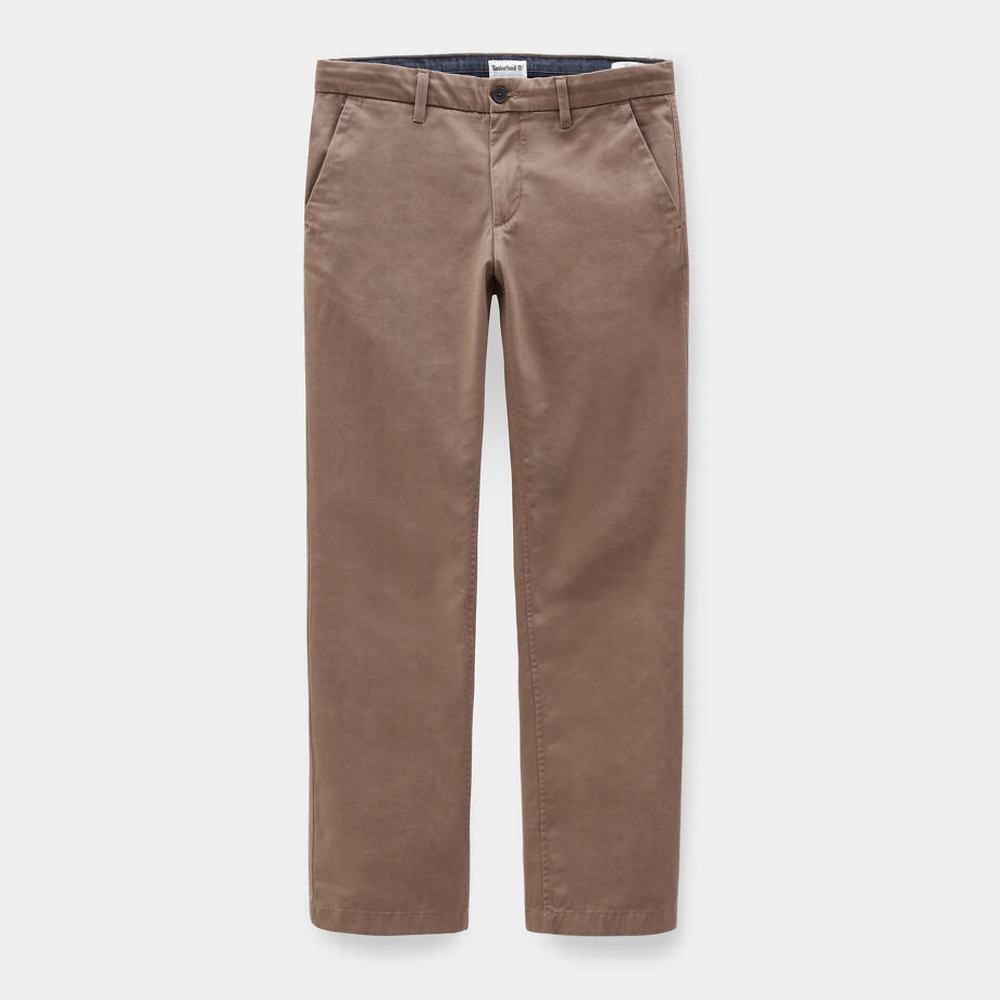 Pánské Kalhoty Timberland Sargent Lake Slim-Fit Chinos Hnědé | TI98254-342