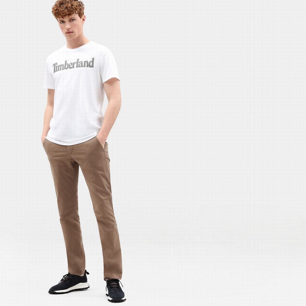 Pánské Kalhoty Timberland Sargent Lake Slim-Fit Chinos Hnědé | TI98254-342