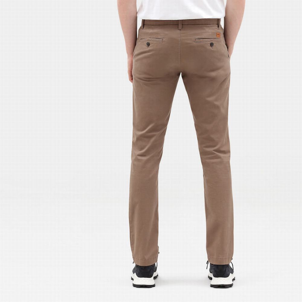 Pánské Kalhoty Timberland Sargent Lake Slim-Fit Chinos Hnědé | TI98254-342