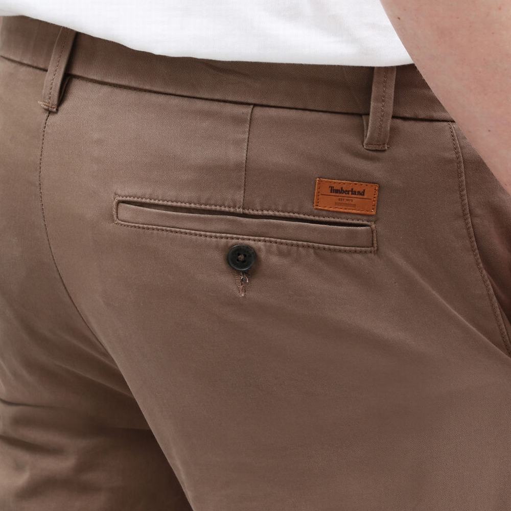 Pánské Kalhoty Timberland Sargent Lake Slim-Fit Chinos Hnědé | TI98254-342