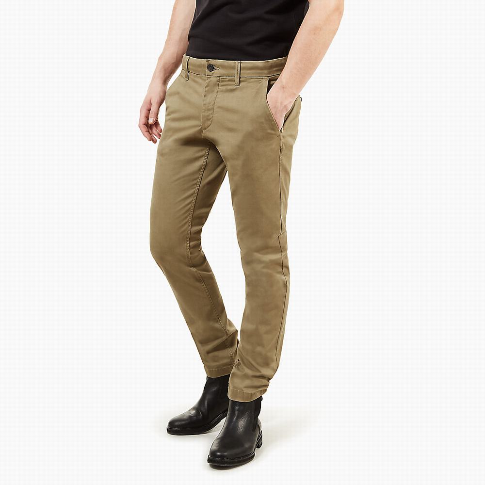 Pánské Kalhoty Timberland Sargent Lake Twill Chinos Zelene | TI06128-831