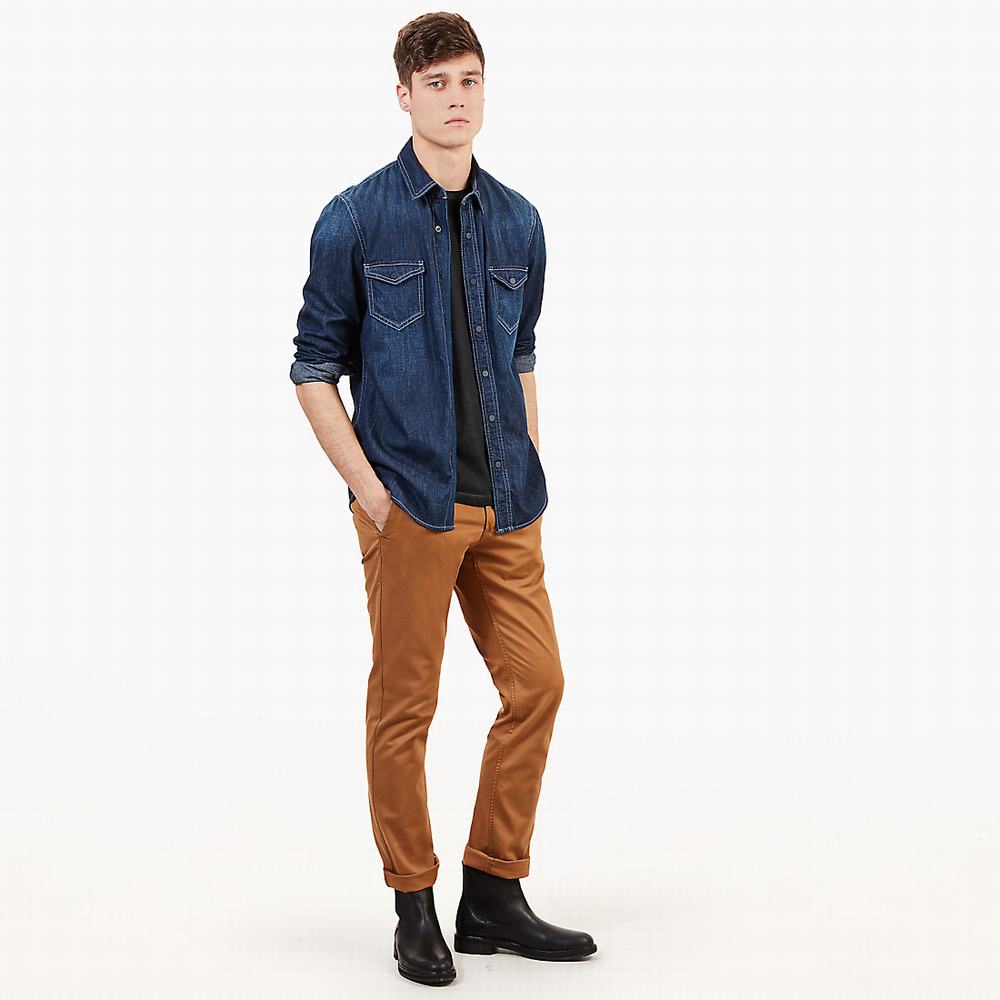 Pánské Kalhoty Timberland Sargent Lake Twill Chinos Hnědé | TI10539-379