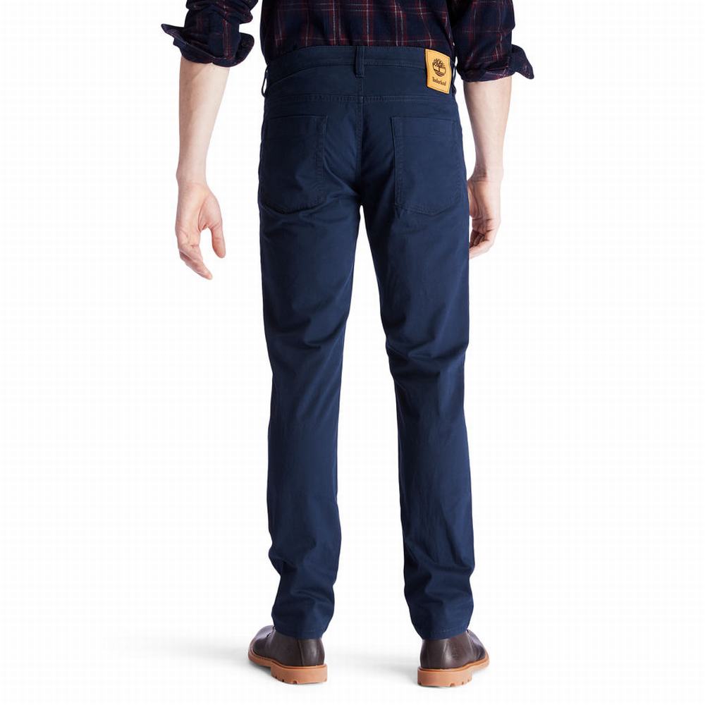 Pánské Kalhoty Timberland Sargent Lake Twill Tmavě Blankyt | TI36084-396