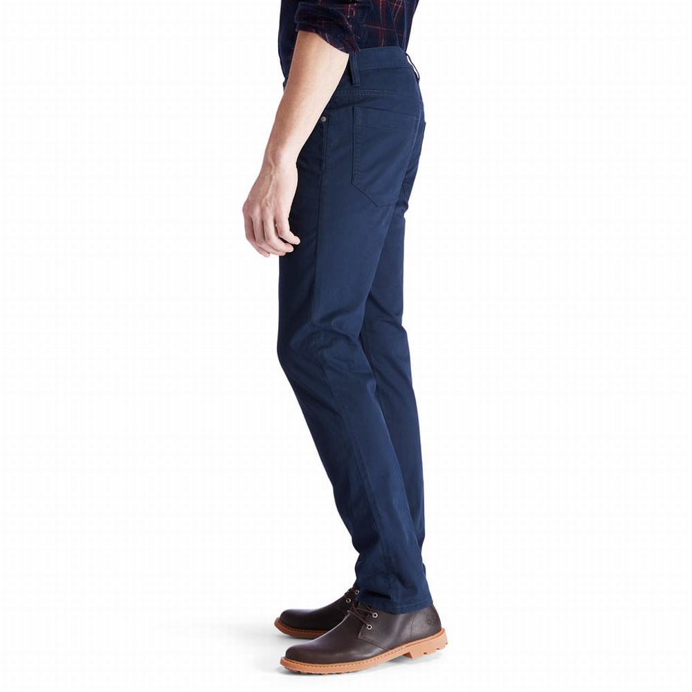 Pánské Kalhoty Timberland Sargent Lake Twill Tmavě Blankyt | TI36084-396