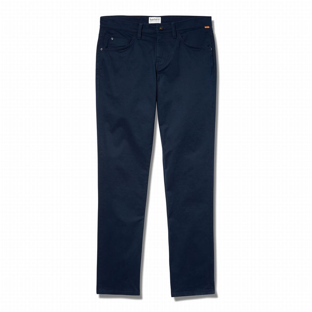 Pánské Kalhoty Timberland Sargent Lake Twill Tmavě Blankyt | TI36084-396