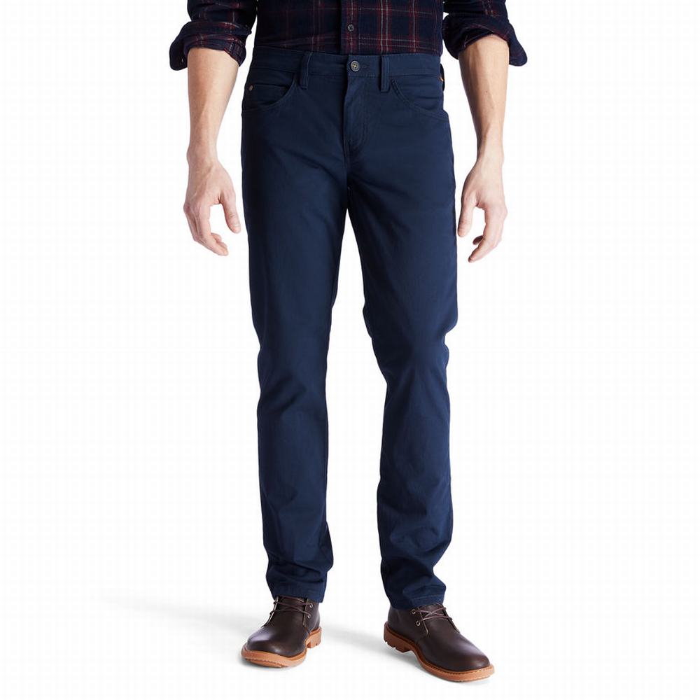Pánské Kalhoty Timberland Sargent Lake Twill Tmavě Blankyt | TI36084-396