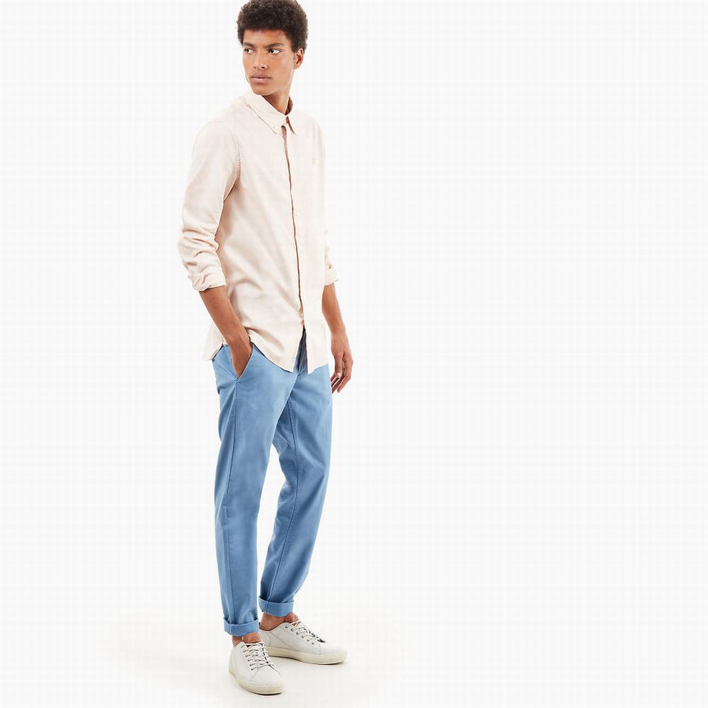Pánské Kalhoty Timberland Sargent Lake Twill Chinos Světle Blankyt | TI52837-034