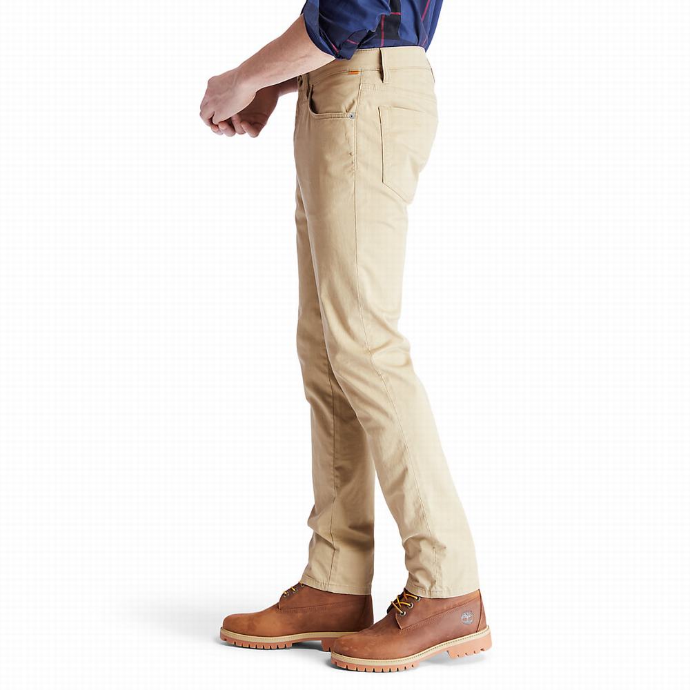 Pánské Kalhoty Timberland Sargent Lake Twill Hnědožlutý | TI75210-597