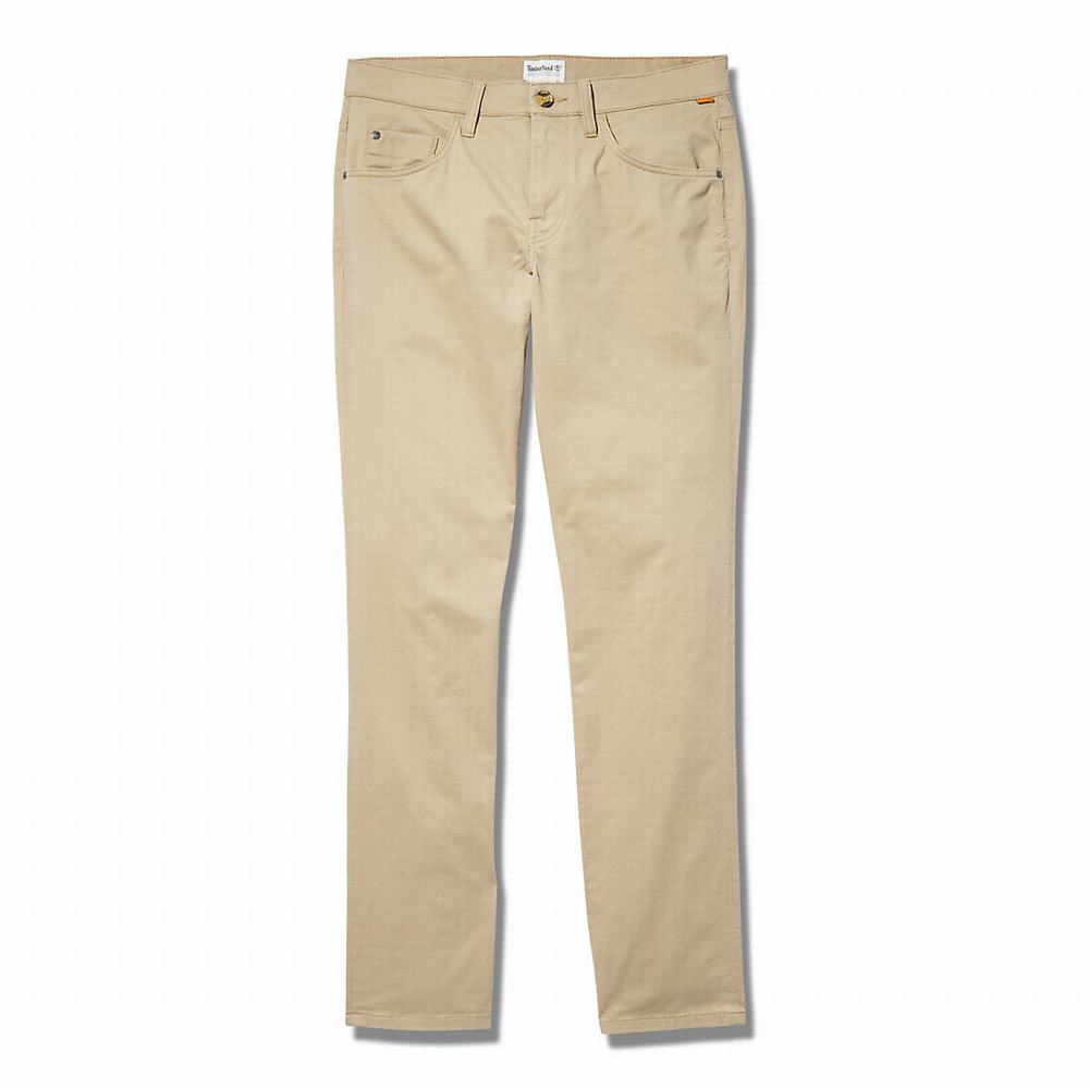 Pánské Kalhoty Timberland Sargent Lake Twill Hnědožlutý | TI75210-597