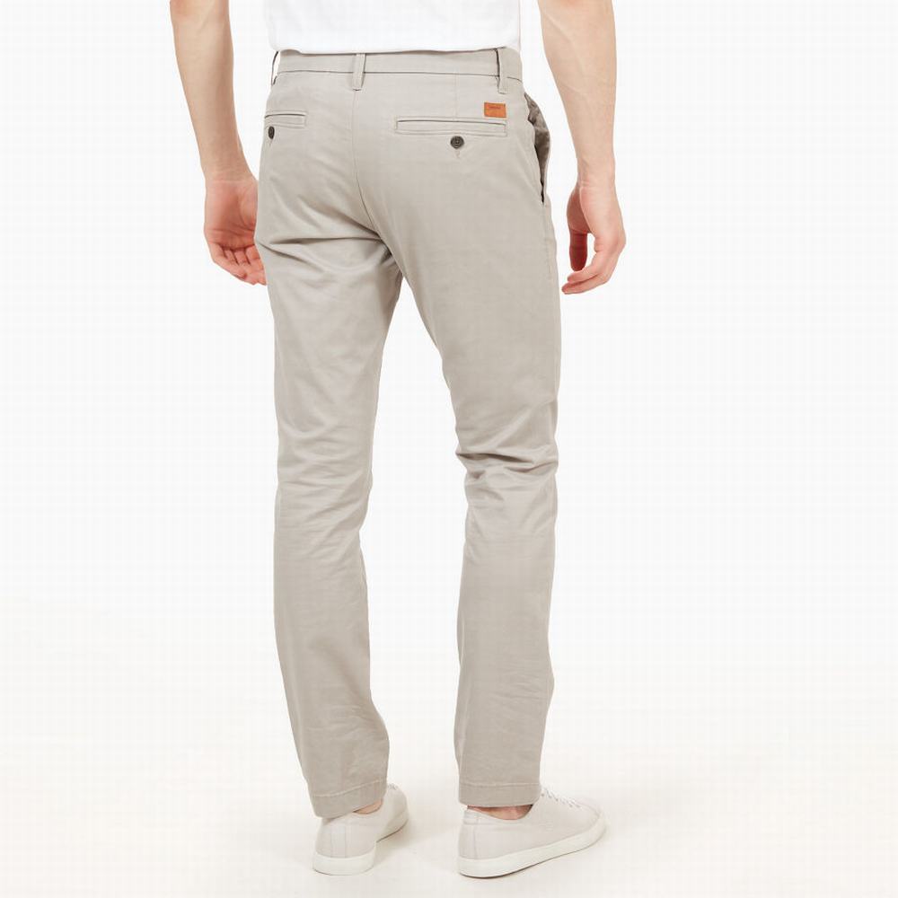 Pánské Kalhoty Timberland Sargent Lake Twill Chinos Světle Šedé | TI78124-105