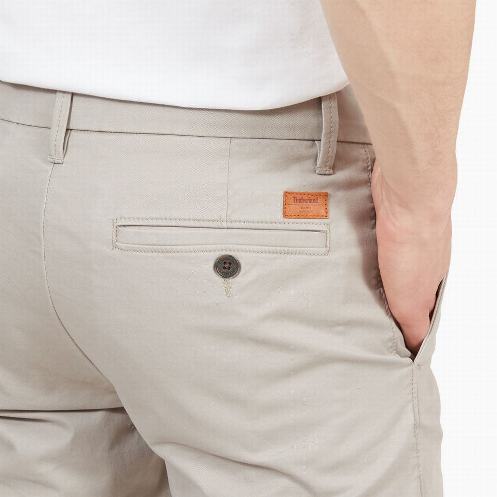 Pánské Kalhoty Timberland Sargent Lake Twill Chinos Světle Šedé | TI78124-105
