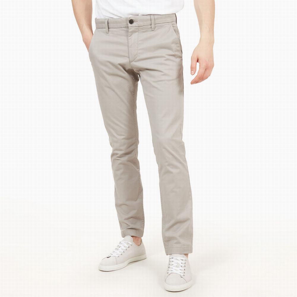 Pánské Kalhoty Timberland Sargent Lake Twill Chinos Světle Šedé | TI78124-105
