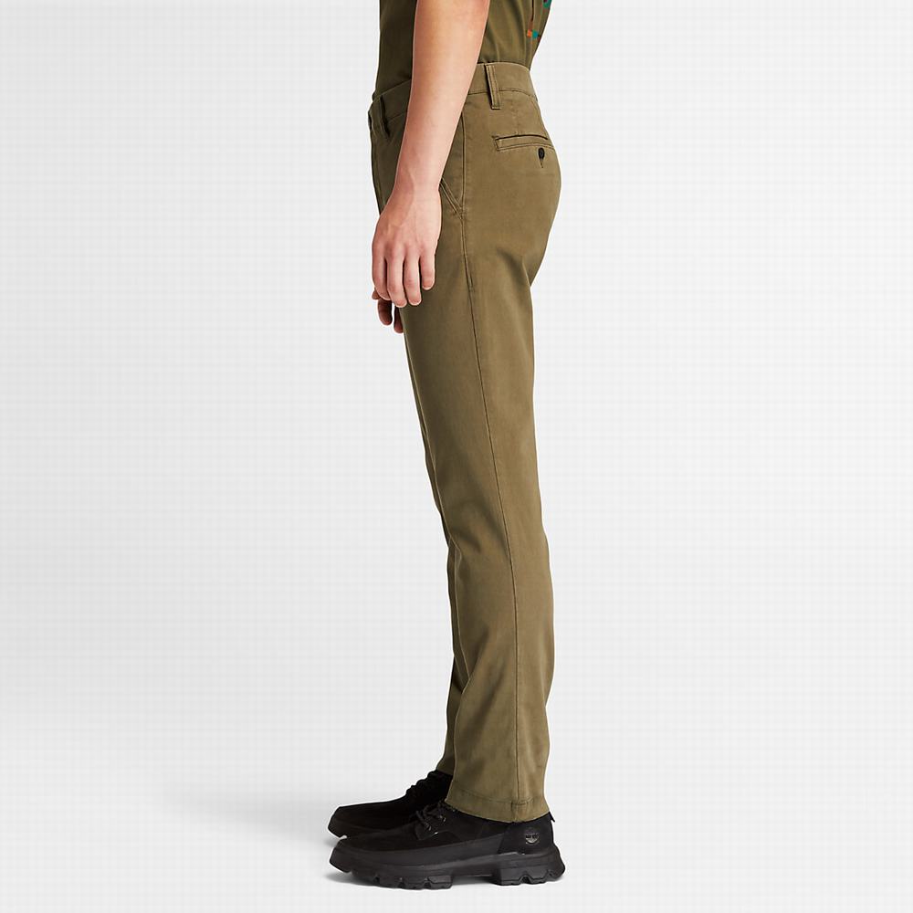 Pánské Kalhoty Timberland Sargent Lake Ultrastretch Chinos Tmavě Zelene | TI72851-261
