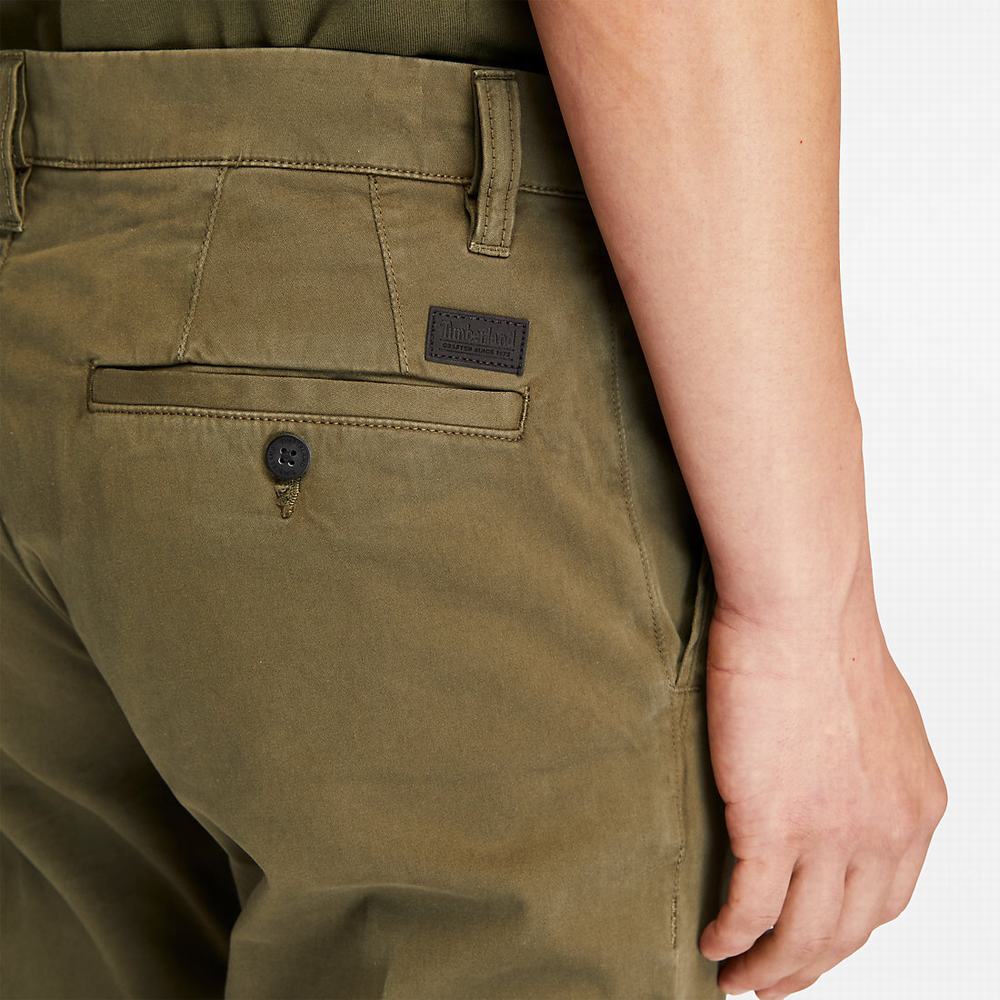 Pánské Kalhoty Timberland Sargent Lake Ultrastretch Chinos Tmavě Zelene | TI72851-261