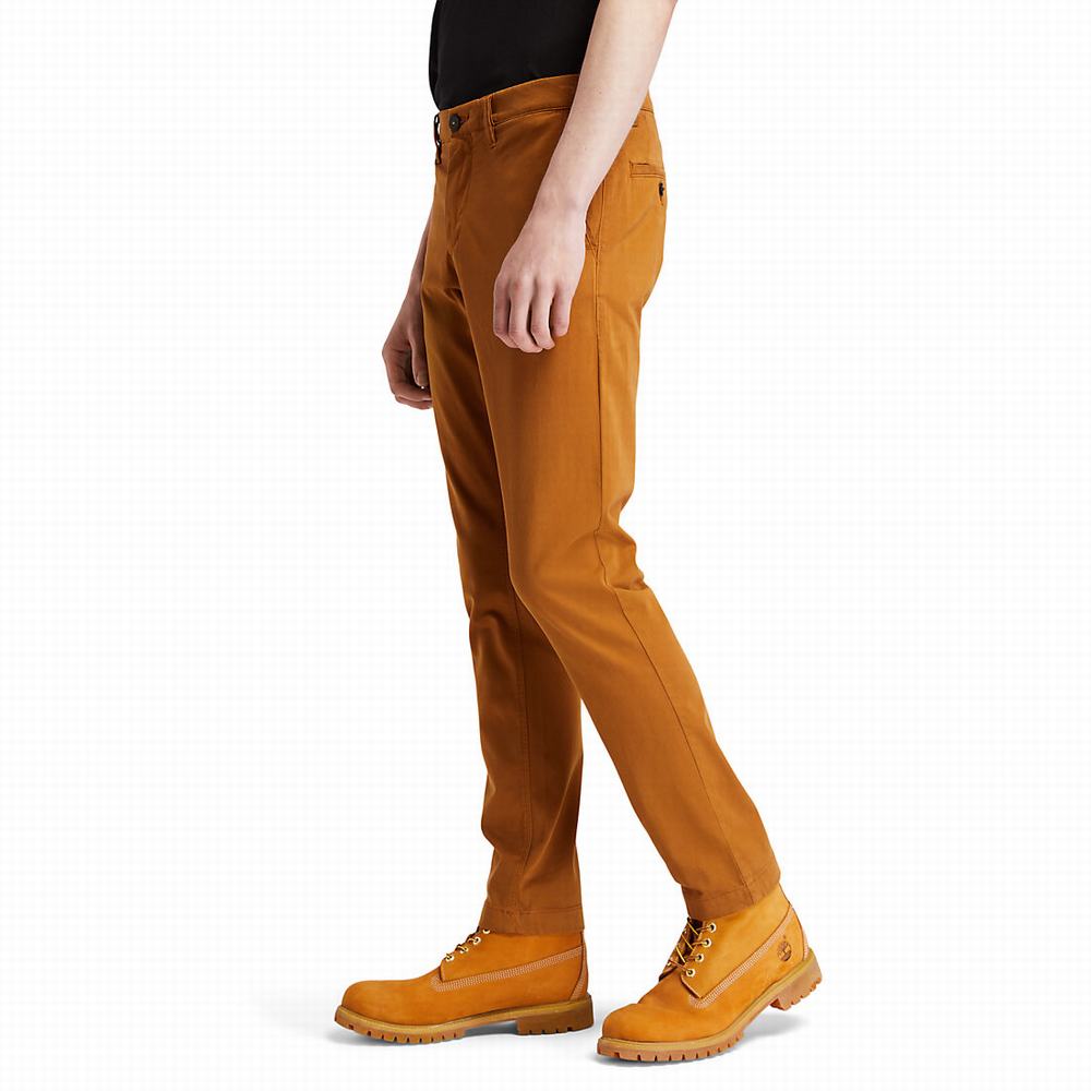 Pánské Kalhoty Timberland Sargent Lake Ultrastretch Chinos Hnědé | TI78539-213