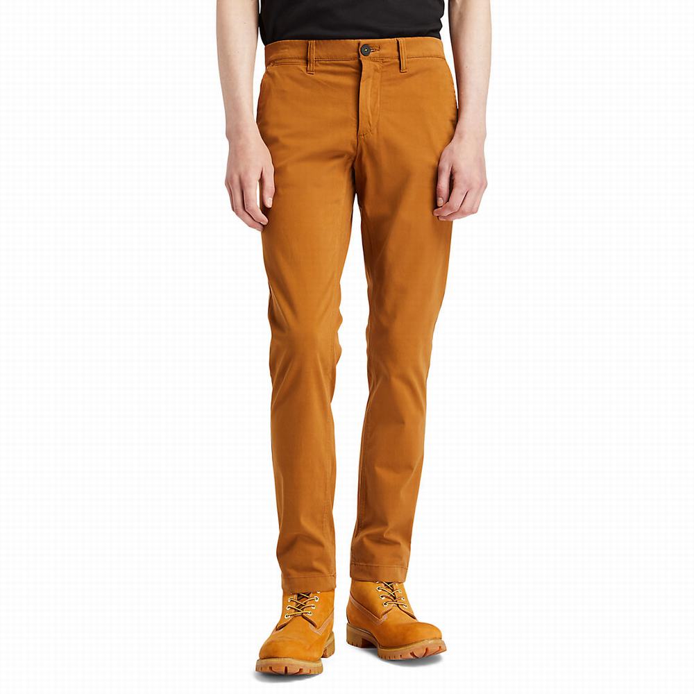 Pánské Kalhoty Timberland Sargent Lake Ultrastretch Chinos Hnědé | TI78539-213