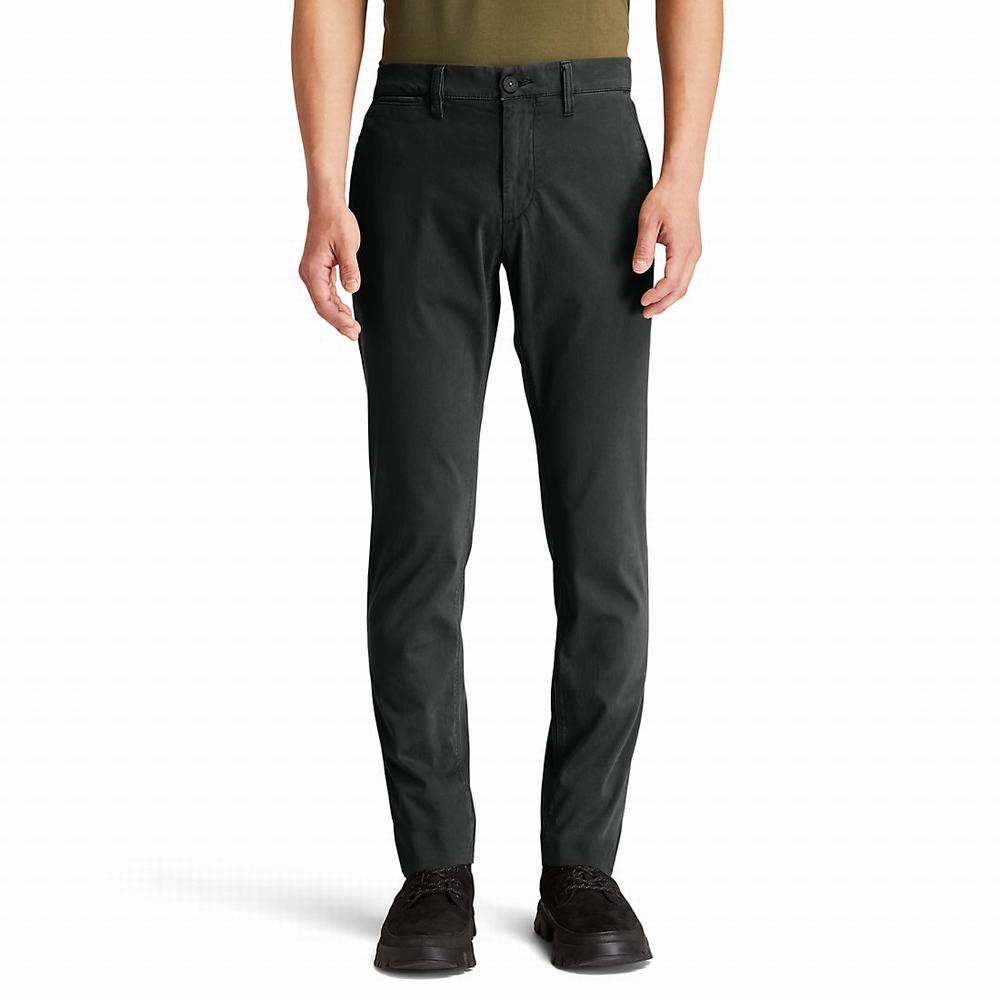 Pánské Kalhoty Timberland Sargent Lake Ultrastretch Chinos Černé | TI86275-186