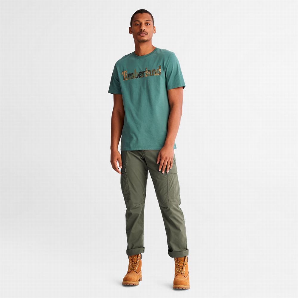 Pánské Kalhoty Timberland Squam Lake Cargo Zelene | TI24173-473