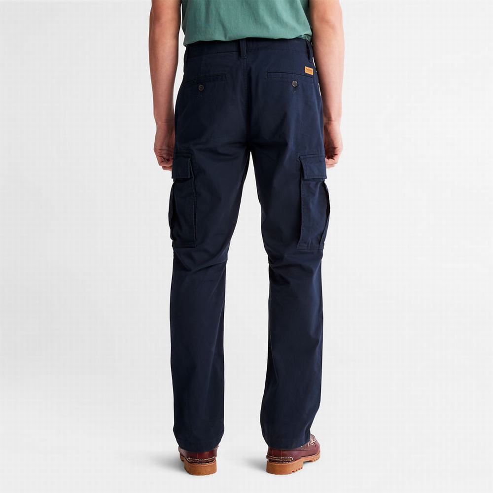 Pánské Kalhoty Timberland Squam Lake Cargo Tmavě Blankyt | TI32850-094
