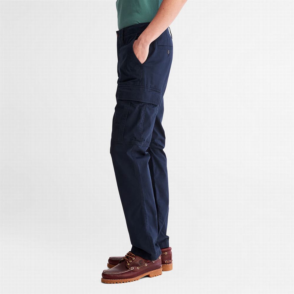 Pánské Kalhoty Timberland Squam Lake Cargo Tmavě Blankyt | TI32850-094