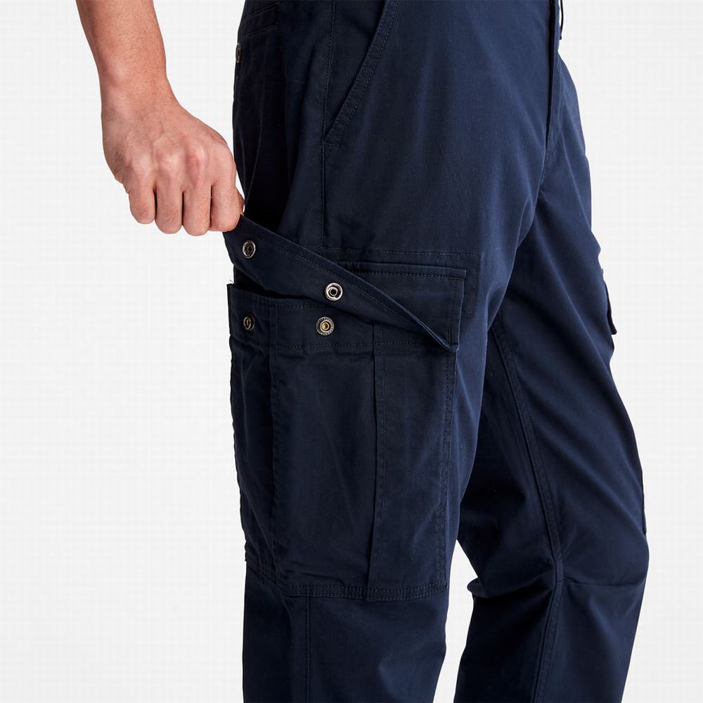Pánské Kalhoty Timberland Squam Lake Cargo Tmavě Blankyt | TI32850-094