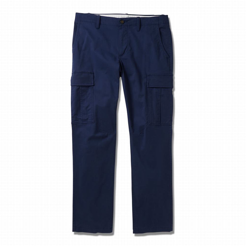 Pánské Kalhoty Timberland Squam Lake Cargo Tmavě Blankyt | TI32850-094