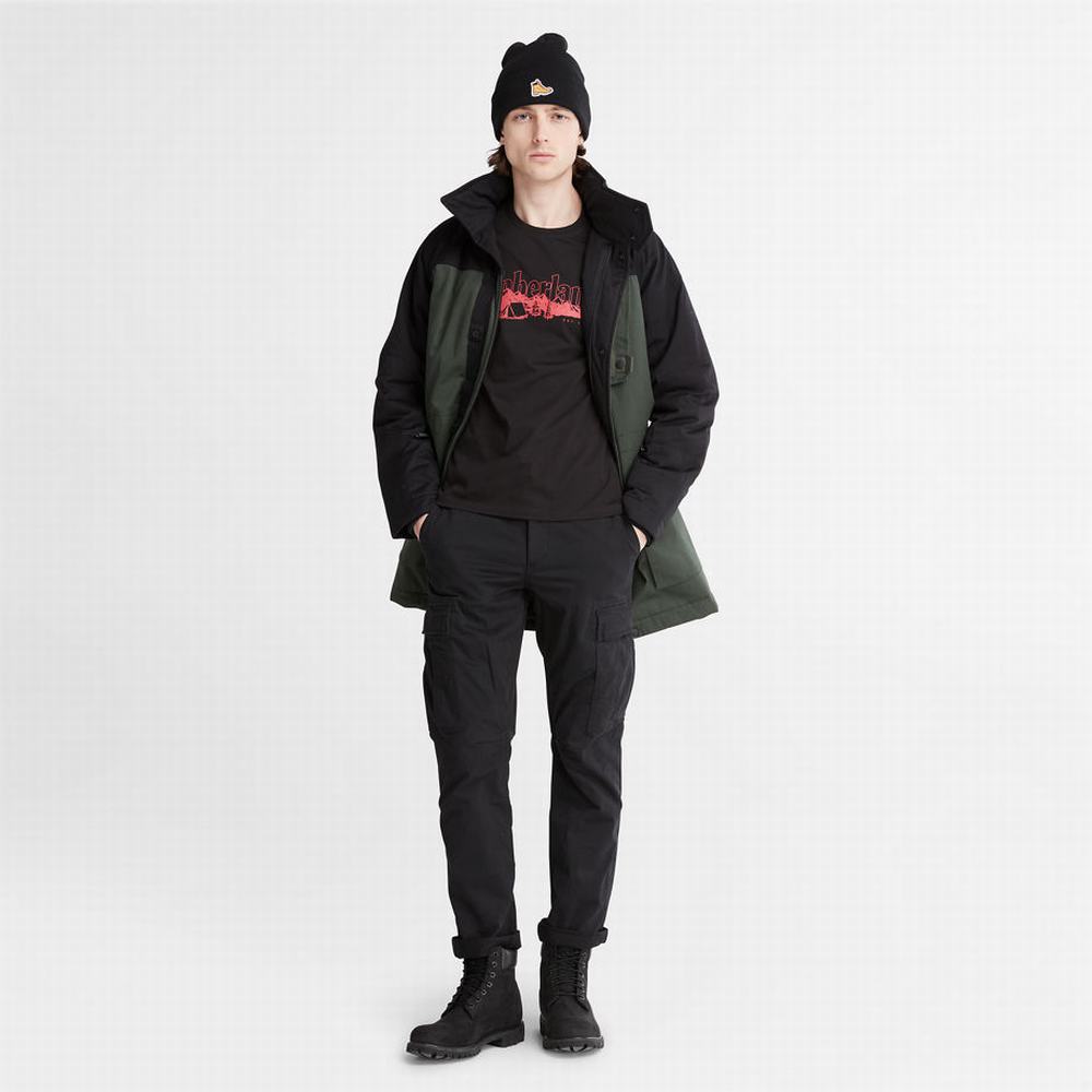 Pánské Kalhoty Timberland Squam Lake Cargo Černé | TI62790-864