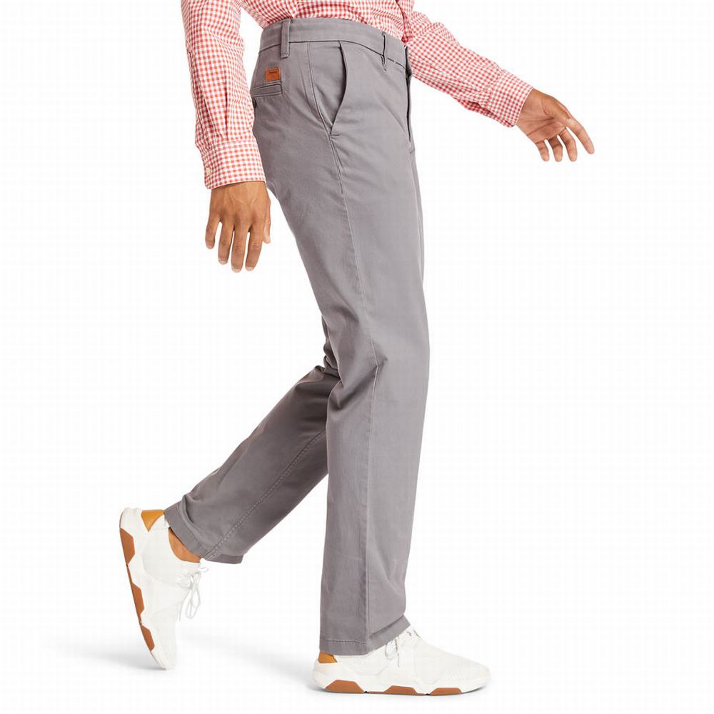 Pánské Kalhoty Timberland Squam Lake Chinos Šedé | TI50876-562