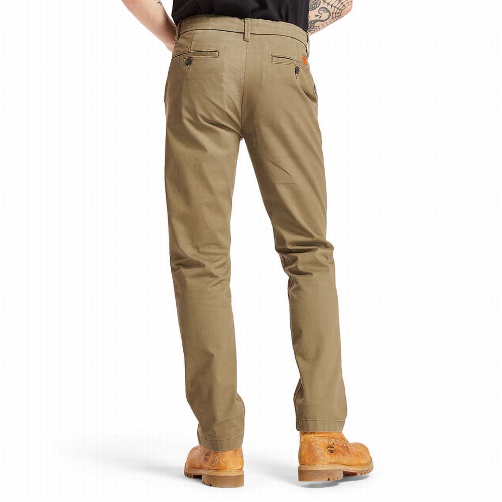 Pánské Kalhoty Timberland Squam Lake Twill Chinos Zelene | TI35107-073