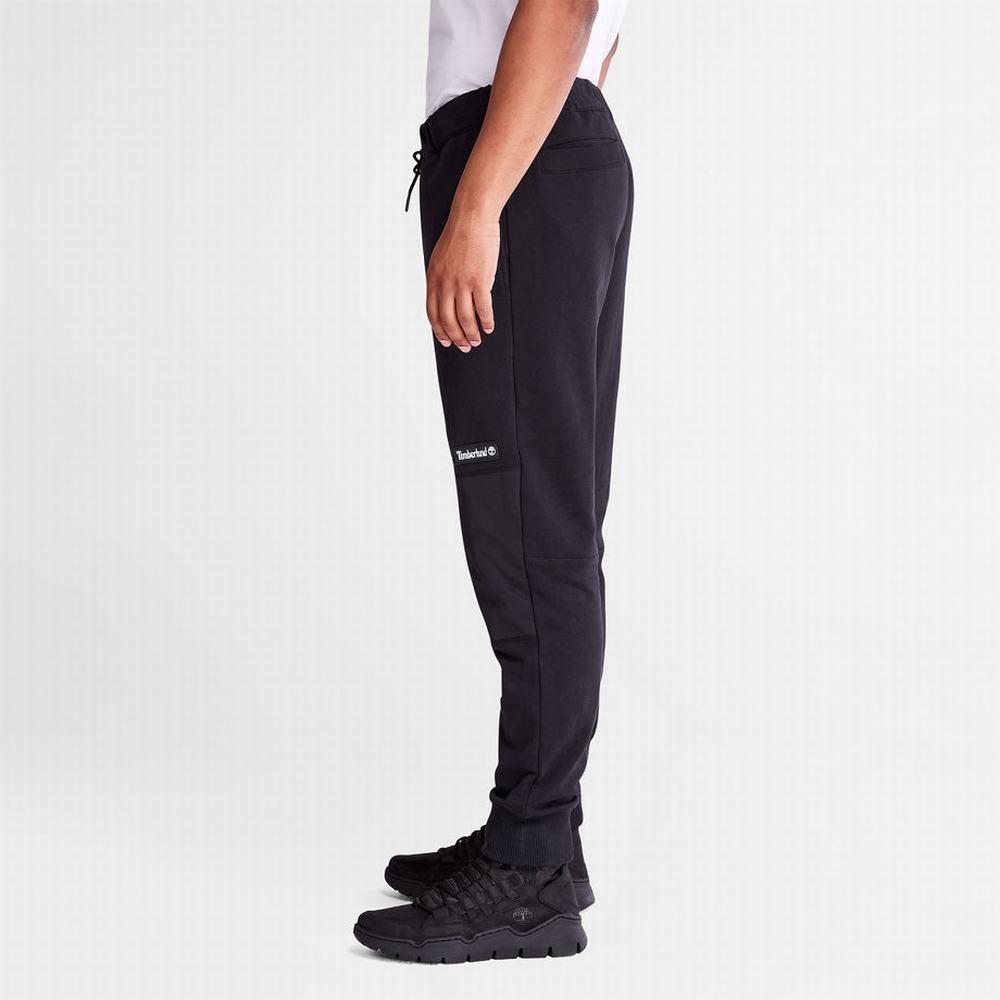 Pánské Kalhoty Timberland Tonal Knee Tracksuit Bottoms Černé | TI26197-417