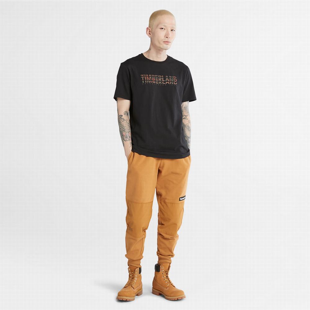 Pánské Kalhoty Timberland Tonal Knee Tracksuit Bottoms Světle Hnědé | TI75160-926