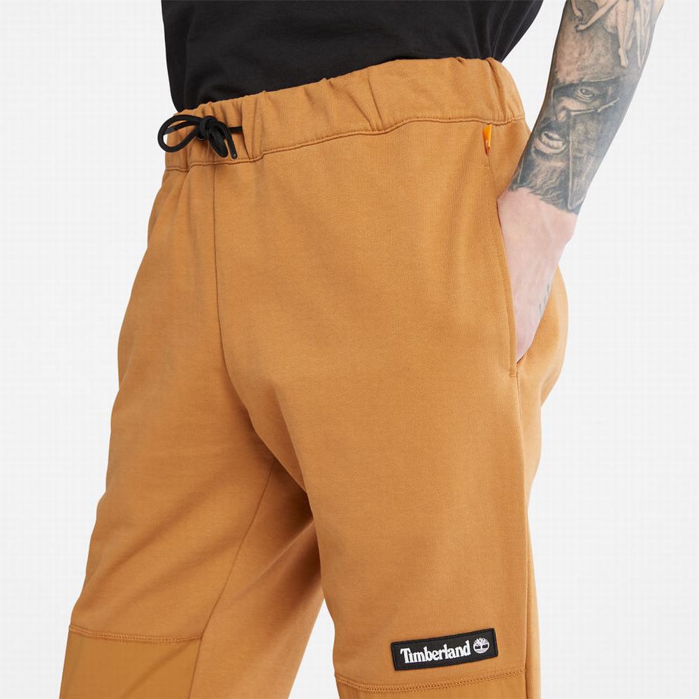 Pánské Kalhoty Timberland Tonal Knee Tracksuit Bottoms Světle Hnědé | TI75160-926