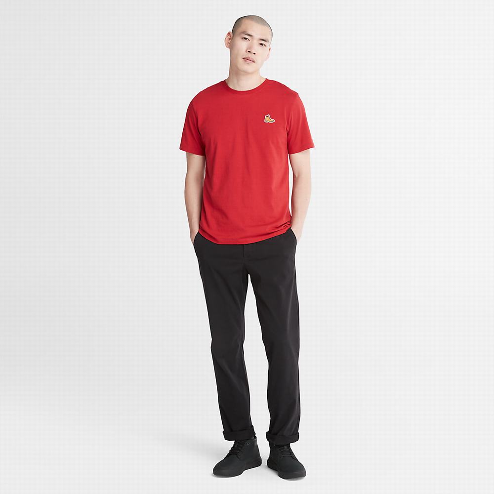 Pánské Kalhoty Timberland Ultrastretch Chino Trousers with Anti-Odour Treatment Černé | TI34872-491