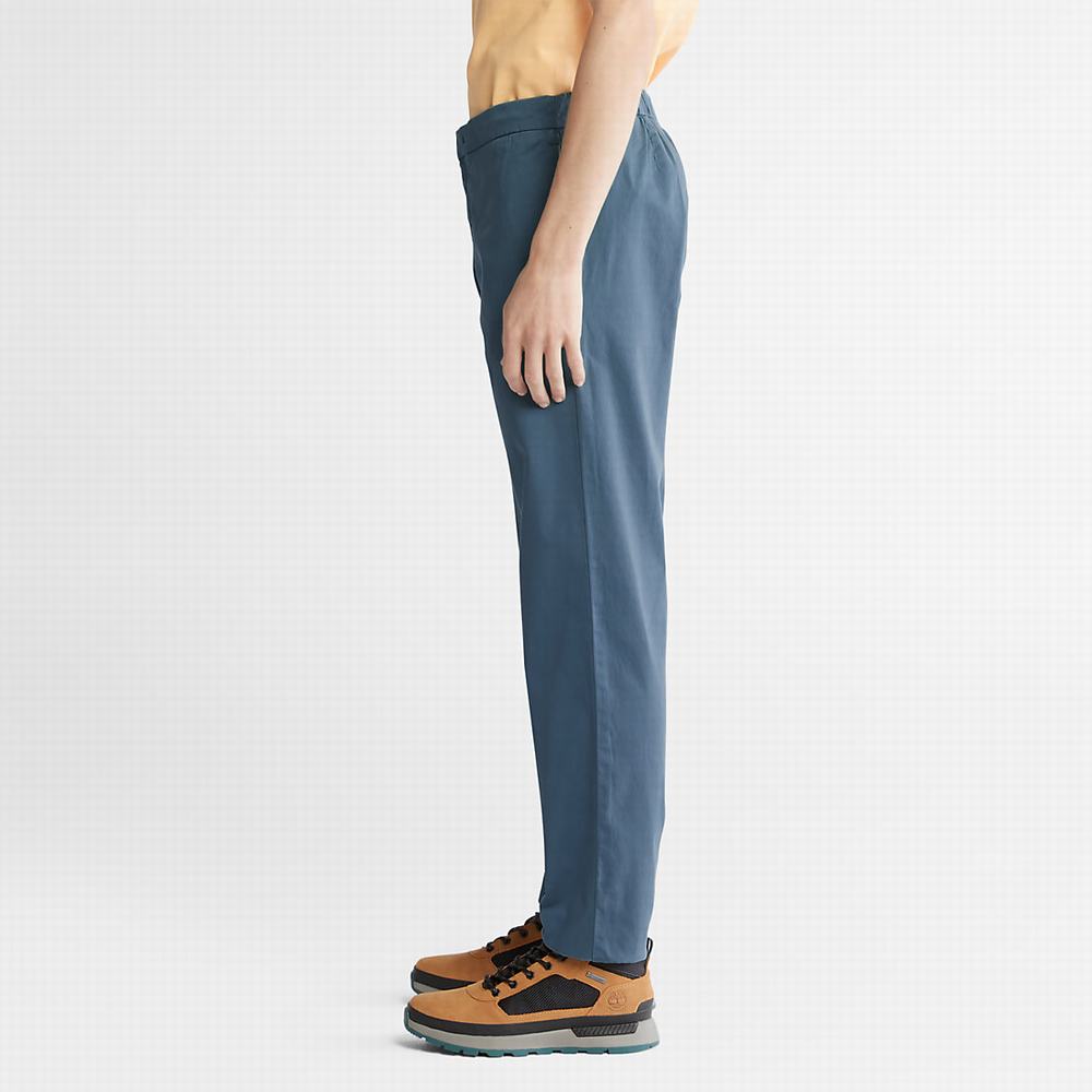 Pánské Kalhoty Timberland Ultrastretch Tapered Tmavě Blankyt | TI12678-576