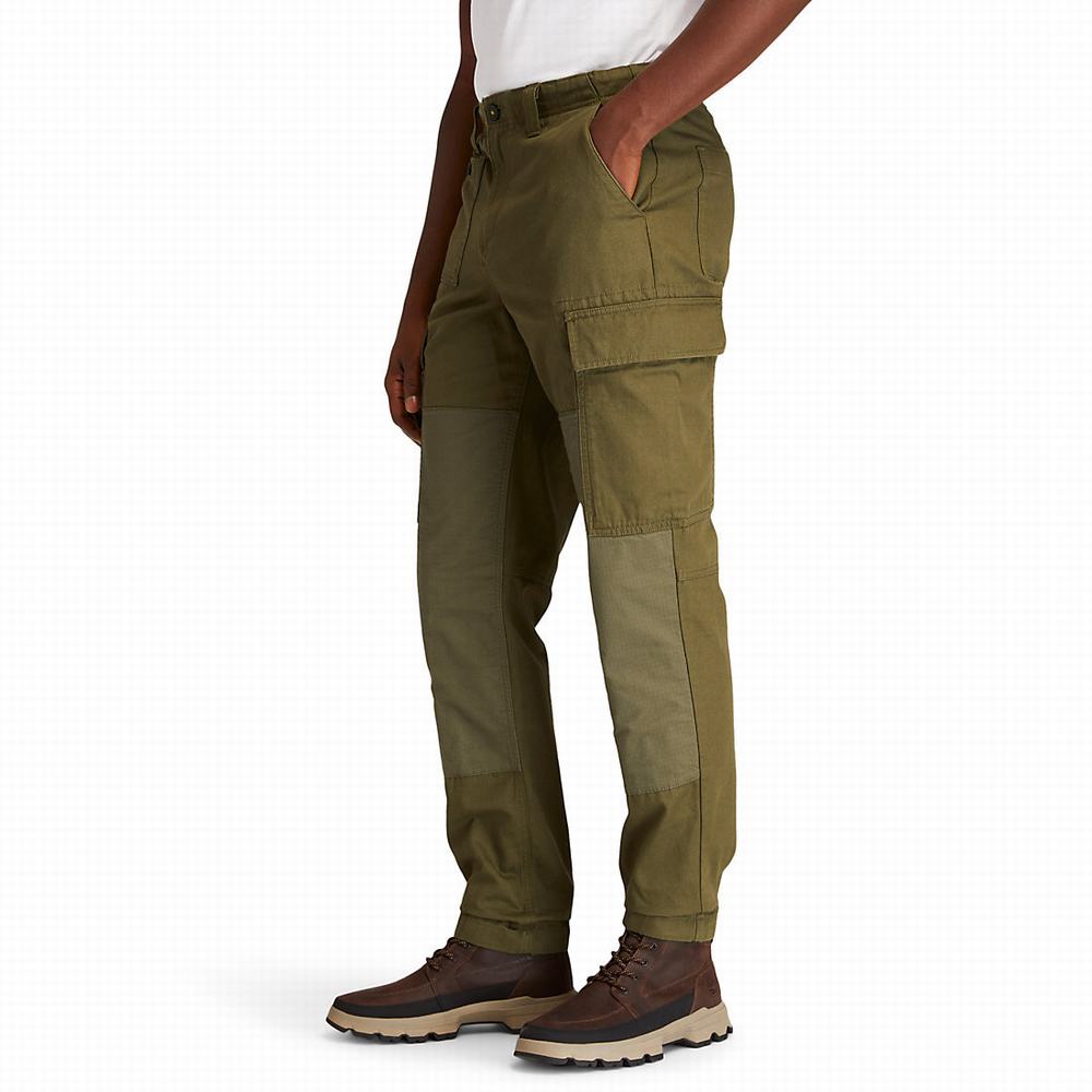 Pánské Kalhoty Timberland Utility Cargo Tmavě Zelene | TI21438-809