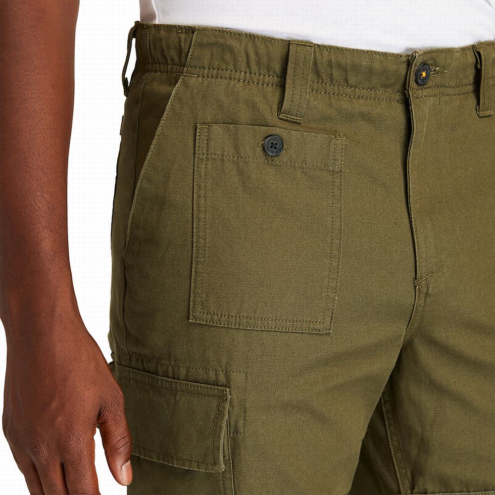 Pánské Kalhoty Timberland Utility Cargo Tmavě Zelene | TI21438-809