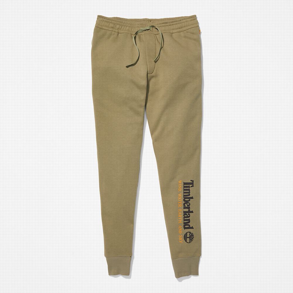 Pánské Kalhoty Timberland Vítr, Vody, Earth, and Sky™ Sweatpants Zelene | TI05926-958