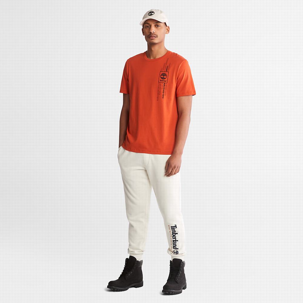 Pánské Kalhoty Timberland Vítr, Vody, Earth, and Sky™ Sweatpants Bílé | TI06745-028