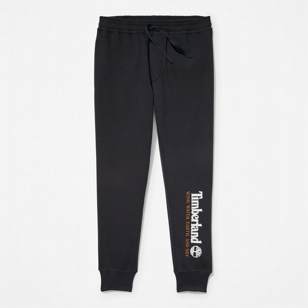 Pánské Kalhoty Timberland Vítr, Vody, Earth, and Sky™ Sweatpants Černé | TI13740-142
