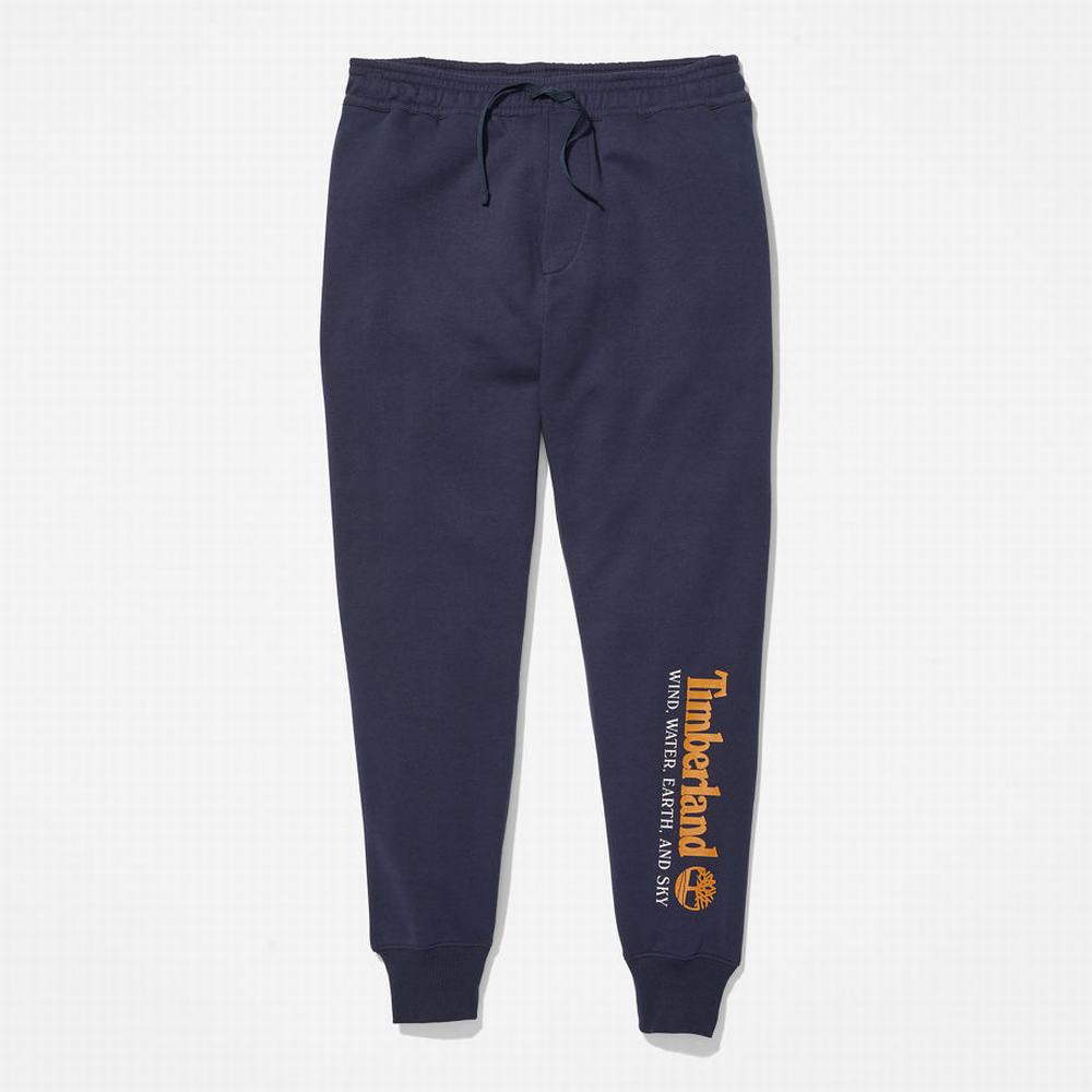 Pánské Kalhoty Timberland Vítr, Vody, Earth, and Sky™ Sweatpants Tmavě Blankyt | TI70183-132
