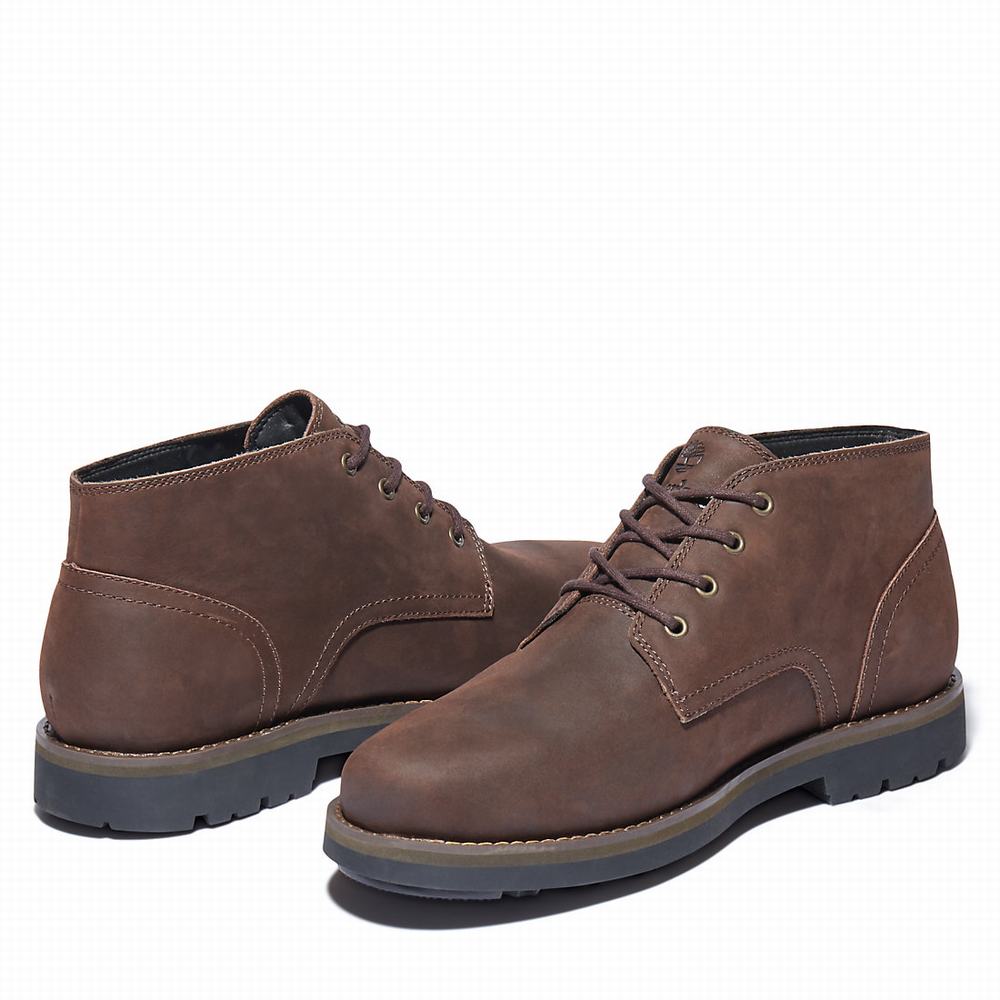 Pánské Kotníkové Boty Timberland Alden Brook Waterproof Chukka Tmavě Hnědé | TI38570-462