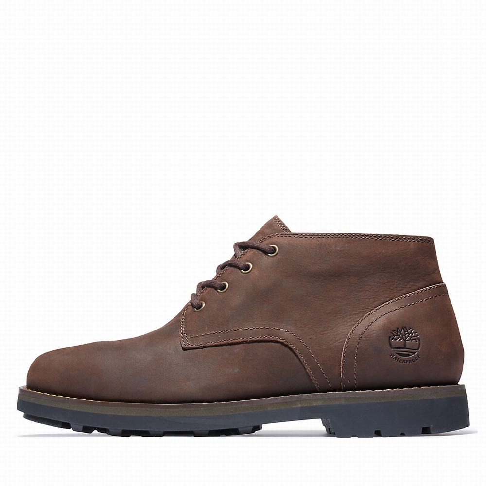 Pánské Kotníkové Boty Timberland Alden Brook Waterproof Chukka Tmavě Hnědé | TI38570-462