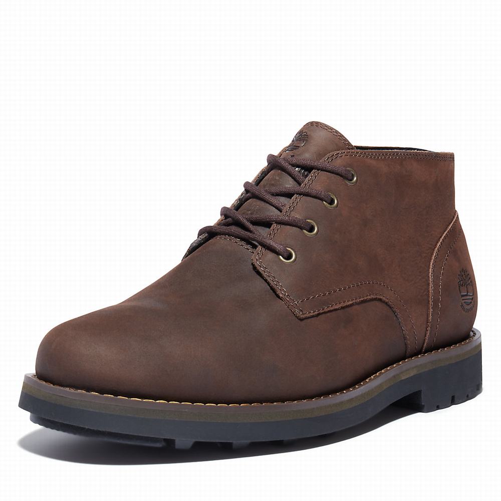 Pánské Kotníkové Boty Timberland Alden Brook Waterproof Chukka Tmavě Hnědé | TI38570-462
