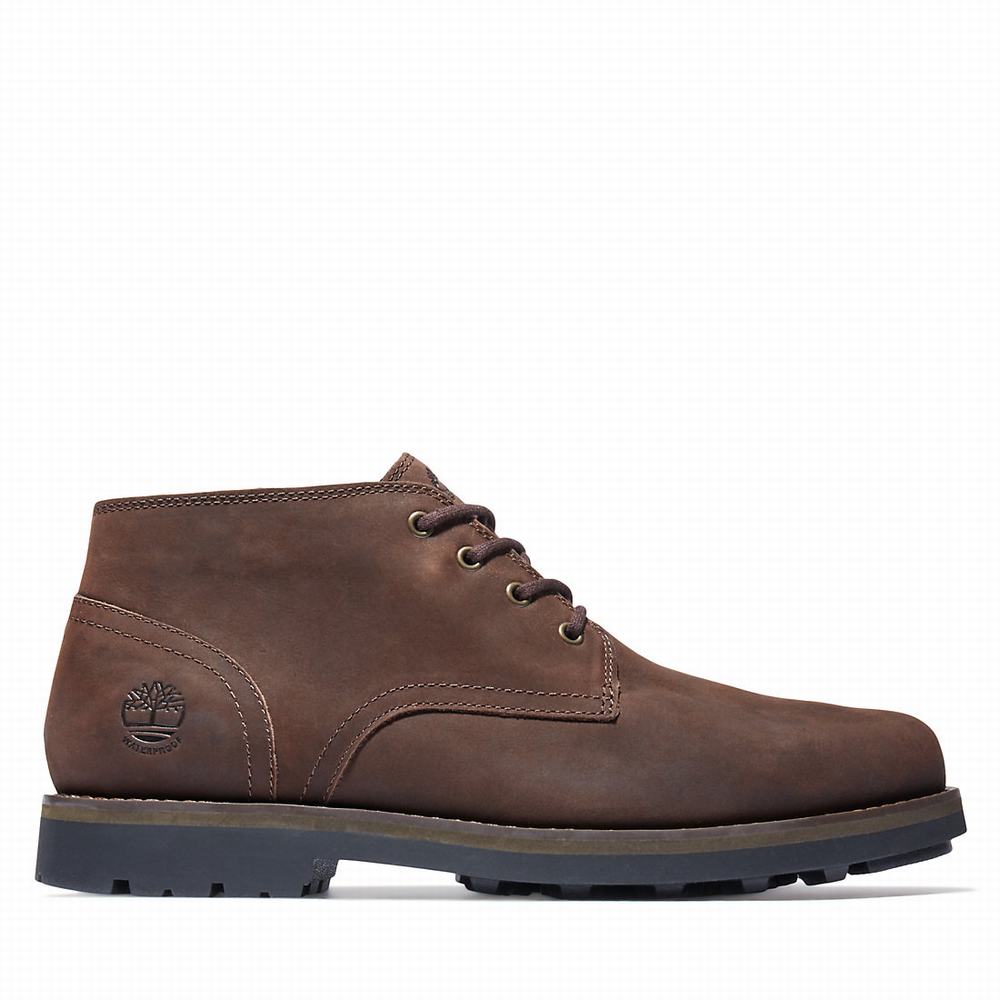 Pánské Kotníkové Boty Timberland Alden Brook Waterproof Chukka Tmavě Hnědé | TI38570-462