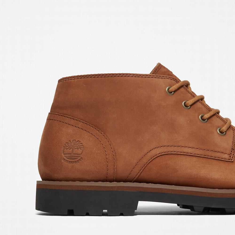 Pánské Kotníkové Boty Timberland Alden Brook Waterproof Chukka Světle Hnědé | TI42956-371