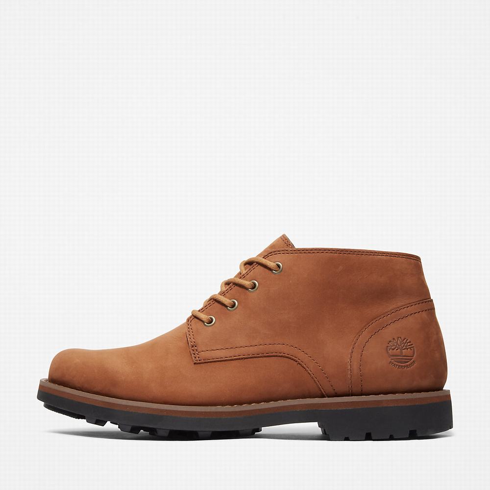 Pánské Kotníkové Boty Timberland Alden Brook Waterproof Chukka Světle Hnědé | TI42956-371