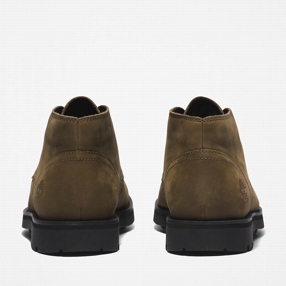 Pánské Kotníkové Boty Timberland Alden Brook Waterproof Chukka Zelene | TI74138-216
