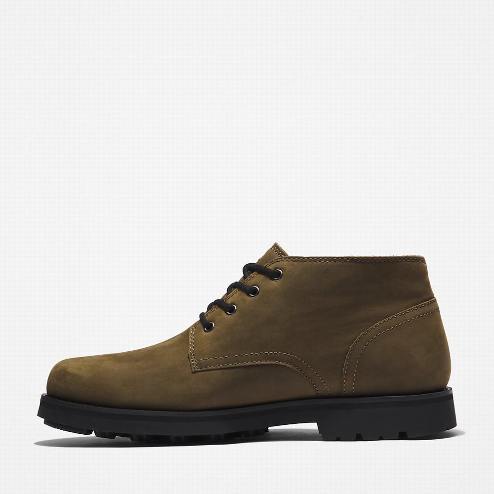 Pánské Kotníkové Boty Timberland Alden Brook Waterproof Chukka Zelene | TI74138-216