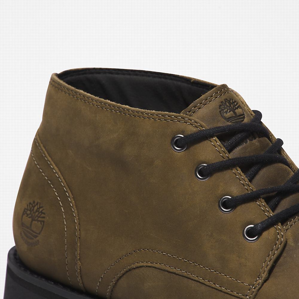 Pánské Kotníkové Boty Timberland Alden Brook Waterproof Chukka Zelene | TI74138-216